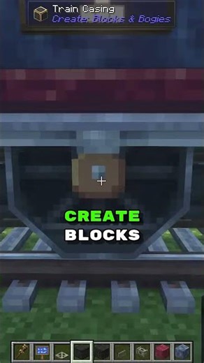 Creating Thomas the Tank Engine with Create Blocks and Bogies! #shorts
