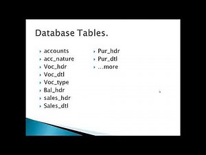 PART# 1 - Building an accounts software (ASP.NET "Web Forms" - ORACLE DB - VS15)
