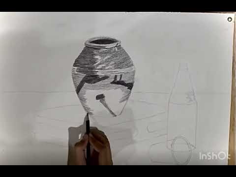 Three different objects in one frame I pencil sketch I