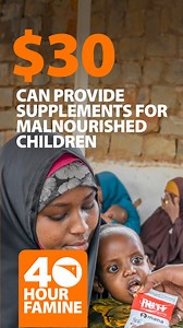 There’s still time to sign up for the 40 Hour Famine. Every dollar you raise can make a massive difference for malnourished children. 40hourfamine.com.au. #40hourfamine #canyouhandlethehunger #challenge #ChallengeAccepted #makeadifference #fightglobalhunger #sudan #somalia #uganda | World Vision Australia