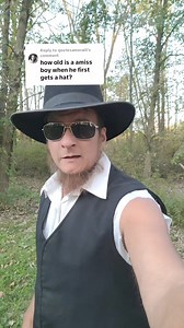 Amish boys started wearing felt hats at 12 in my community. That's when they stopped sitting next to their dad in church, and sitting with the boys (12 and up) #amishog #amish #amishlife #examish | Amish OG