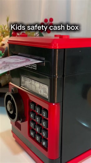 You can get one saving box with safety password #tiktokmademebuyit #piggybank #cashbox #atm #spotlight