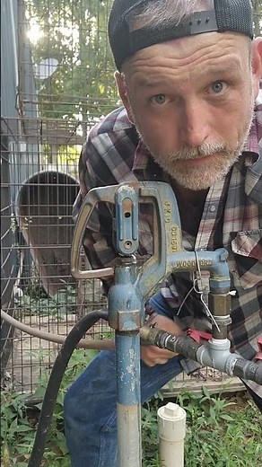 fixing a leaky yard hydrant woodford model #farming #ranching #farmtips #farm #farmer #rancher