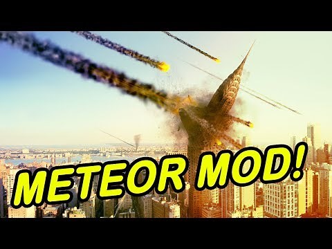 Minecraft | METEOR MOD! | Entire city wiped out! (Again)