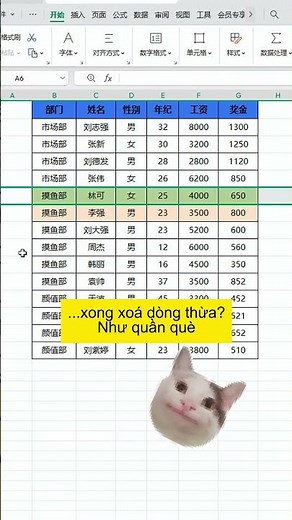 Chỉ 5 giây đổi chỗ 2 dòng Excel siêu mượt!