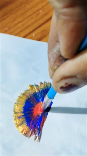 ♥️💙🪙one stroke painting ♥️💙🪙#shorts #shortvideo #shortsfeed