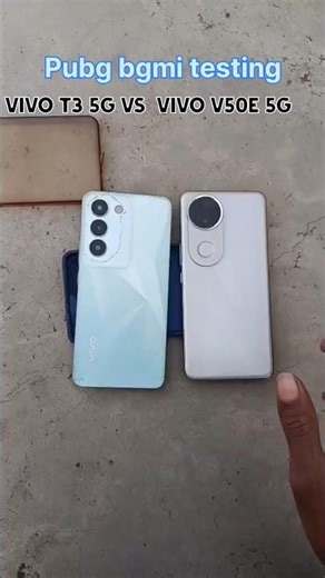 Vivo T3 5G vs Vivo V50e 5G 🔥 PUBG BGMI Gaming Test | FPS, Lag & Heating