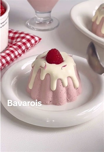 Strawberry Bavarois Recipe: A Delightful No-Bake Dessert