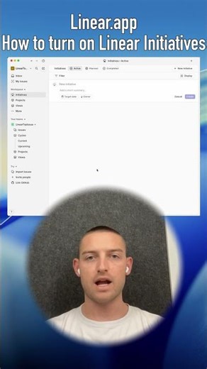 Linear.app How to turn on Initiatives in settings