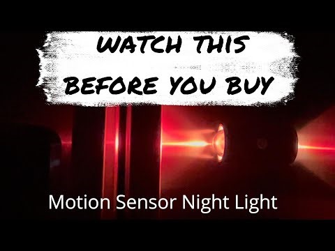 Demo Of How This AMAZING Motion Sensor Night Light Works and Its LIGHT MODES [PRODUCT REVIEW]