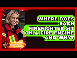 Where Does Each Firefighter Sit On A Fire Engine And Why? - Inside the Firehouse