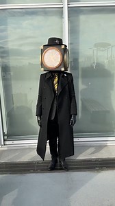 Large Clockman⏰🎩 Cr: (X)clockmaid #largeclockman #clockman #clockmancosplay #cosplayer #cosplay #bigclockman #skibidimultiverse #reels | EZCosplay Costumes