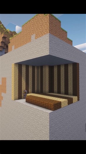 Ultimate Mountain Survival House 🏔️ | Day 60 Build Challenge #easyhouse #minecraft