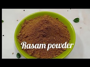 Rasam powder recipe | Rasam podi | How to make traditional rasam powder