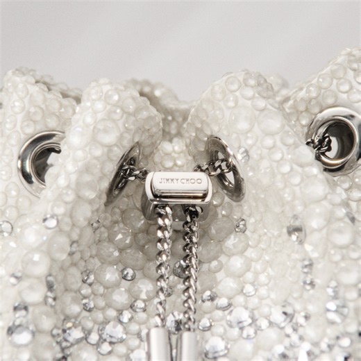 Say #IDoInChoo Celebrate love with the Wedding Collection - featuring the Bon Bon #JimmyChoo https://www.jimmychoo.com/en/bridal/ | JIMMY CHOO