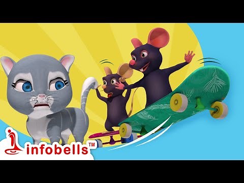 Do Chuhe The Mote Mote The | Hindi Rhymes for Children | Infobells