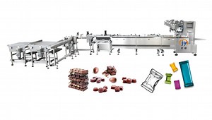 [Hot Item] Chocolate Bar Packing Machine Cereal Bar Package Machine