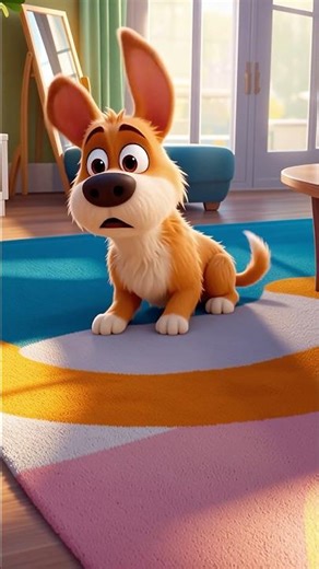 Dog vs Vacuum Cleaner 😨😂 | Funny Dog Cartoon | Shorts