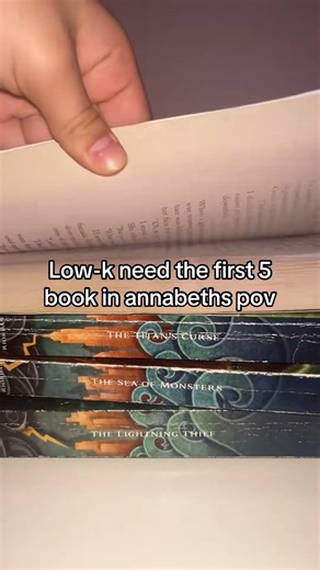 would you read pjo from annabeth's pov? #percyjackson #booktok #pjo | credit: @percy.jackson.fan71