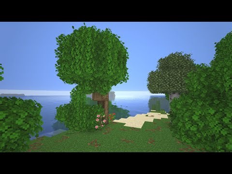 Peaceful Riverbank Exploration in Minecraft