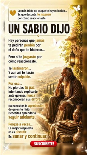 LO MÁS TRISTE NO ES QUE TE HIRIERAN… ES QUE TE JUZGUEN #reflexiones #sabiduria #frasesdevida #españa