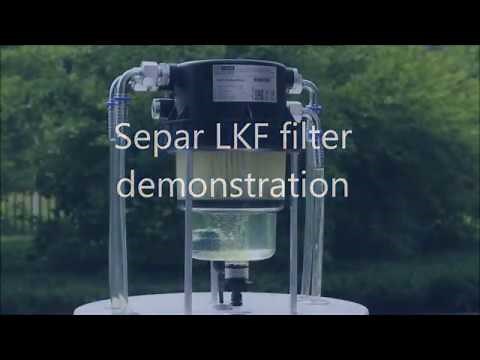 Separ LKF diesel fuel filter video demonstration