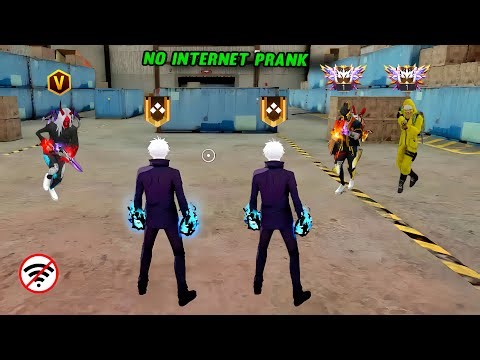 Lone Wolf No Internet Prank 🤣| FREE FIRE FUNNY GAMEPLAY | REVOX FF