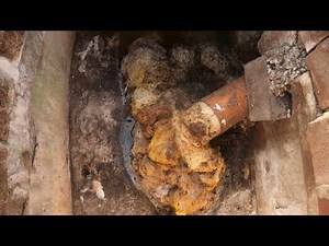 Thick And Slow Sewage! - Satisfying Manhole Unblock 😁🪠💩