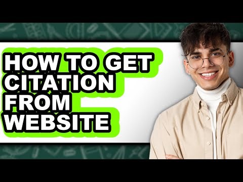 How to Get Citation from Website - Step by Step