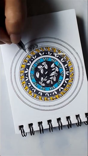 ✨Easy Mandala Art✨#viralvideo #shortvideo #trending #mandala #drawing