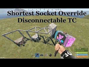 Rust building - Short Disconnectable TC - Socket Override