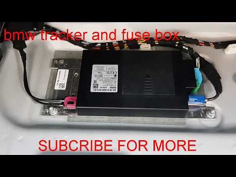 BMW OEM GPS TRACKER AND FUSE BOX LOCATION 1 SERIES,2 SERIES,3 SERIES BMW M1, M2, M3,M5
