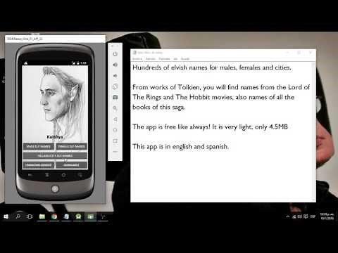 Android App: Elf Names Generator