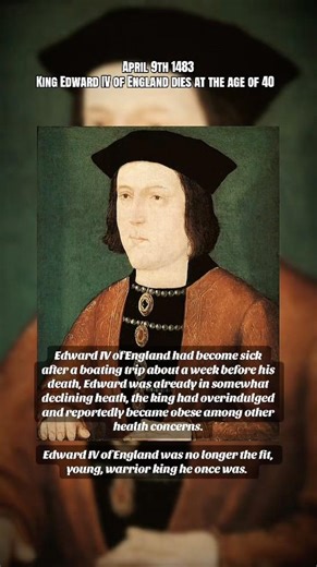 #edward #richardiii #otd #royalhistory #15thcentury #englishhistory #historyreels #historyshorts#fyp