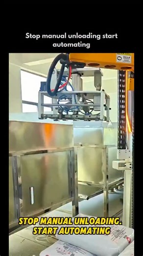 Engineering | Science | Technology on Instagram: "Stop wasting time on manual unloading—let automation do the heavy lifting! 🤖💪 Efficiency just got a glow-up. ⚡ #Automation #SmartFactory #IndustrialEfficiency #TechUpgrade #WorkSmarterNotHarder"