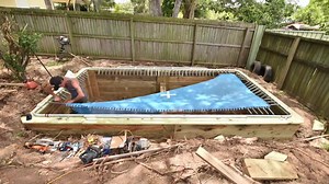 48 reactions · 17 comments | Putting the new Olympic Tramp into a pit for safety and turning the old toy tramp into an enclosed sand pit for Jack. | Steve Turnbull | Facebook