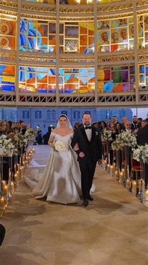 Magical Church Entrance ⛪️ #wedding #church #churchwedding #bride