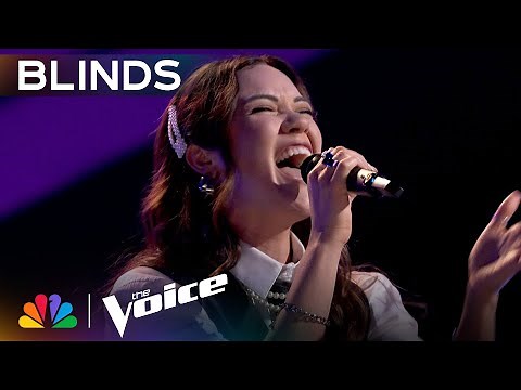 Laney Lynx Sounds Super Cool Performing "Jaded" by Miley Cyrus | The Voice Blind Auditions | NBC
