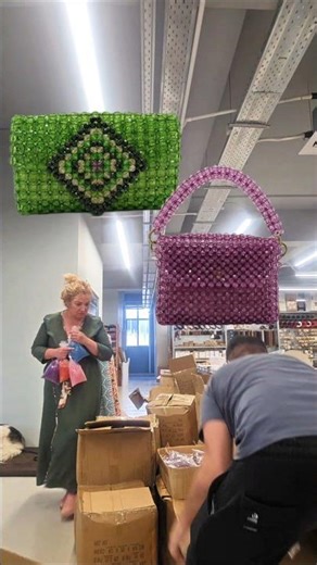 😱 Παραλαβές Χάντρες για DIY Τσάντες!! #beading