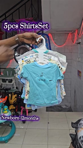 Trendy 5-Piece Baby Shirt Set for Kids