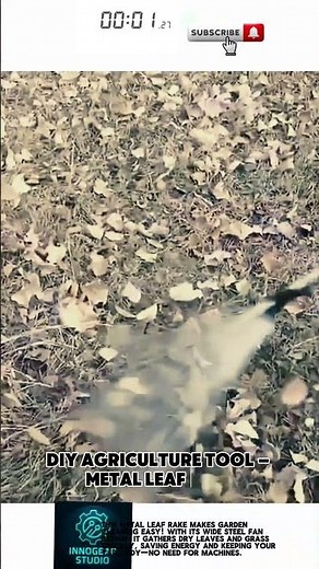 DIY Agriculture Tool – Metal Leaf Rake