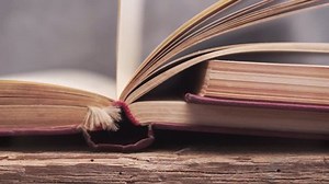 Open Old Book On Table Close Stock Footage Video (100% Royalty-free) 1015373932 | Shutterstock