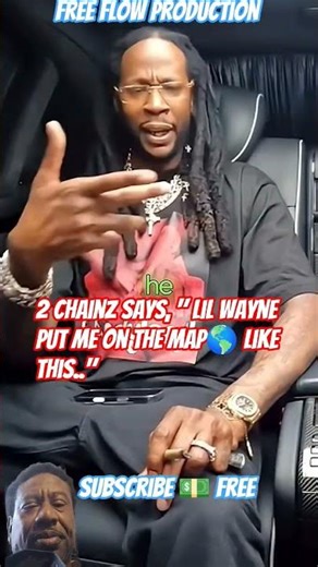 2 Chainz Says, " Lil Wayne Put Me On The Map🌎 Like This.." #2chainz #lilwayne #celebritynews #rap