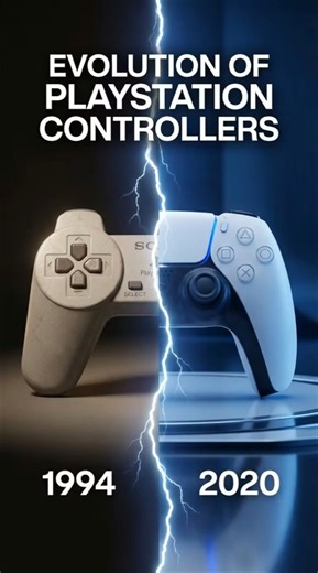 PlayStation Controllers Evolution (1994–2020) 🎮 #evolution #playstation