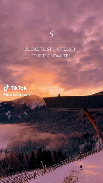 5 incredible hotels to save for your winter trip to the Dolomites ✨ ✨Santre Dolomythic Home ✨San Luis Lodges ✨Hubertus Alpin Panorama ✨COMO Alpina ✨Purmontes - Private Luxury Chalet #dolomites #dolomiteshotels #winterhotels #winterspa #italianalps #uniquehotels #wellnesshotels #skihotels #skiresorts #spahotels
