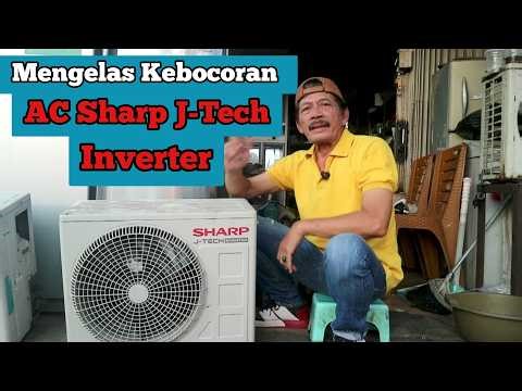 Mengelas Kebocoran AC Sharp J-Tech Interter