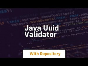 java uuid validator
