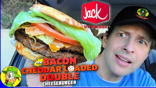 Jack In The Box Bacon Cheddar Loaded Double Cheeseburger Review – Peep This Out!