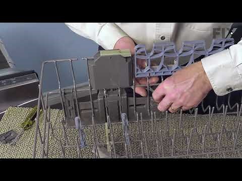 Whirlpool Dishwasher Repair - How to Replace the Upper Rack Positioner Clip