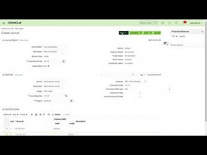 19 Create Journal and Post in Oracle Cloud R12